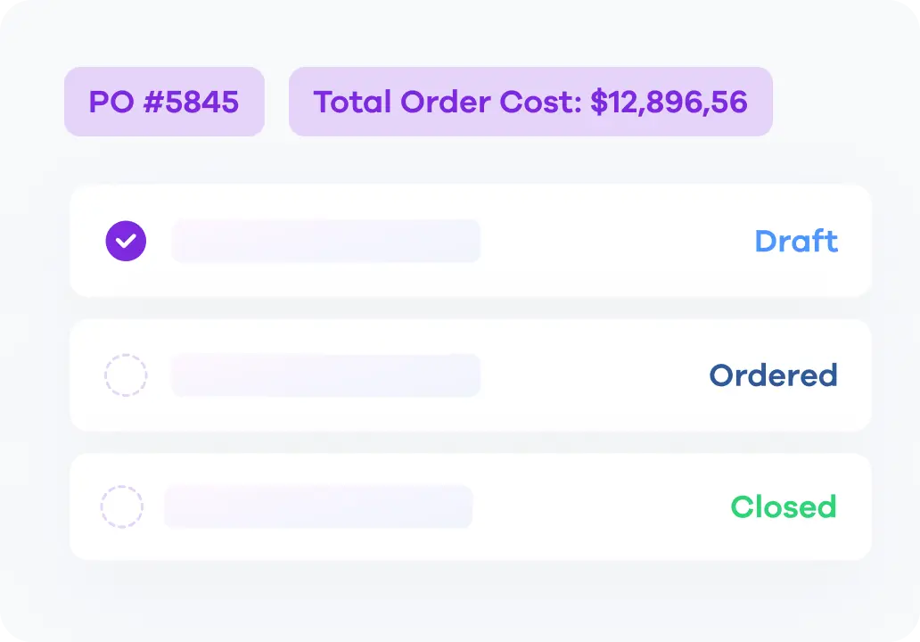 schéma décrivant la gestion simple des commandes